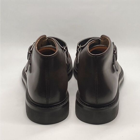 HESCHUNG Chene Leather Monk Strap Ankle Boot UK size 9/us size 10 - Picture 6 of 13